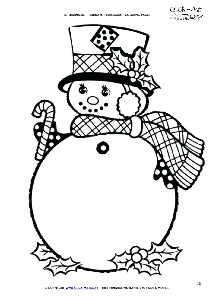 745x1053 Holly Coloring Page