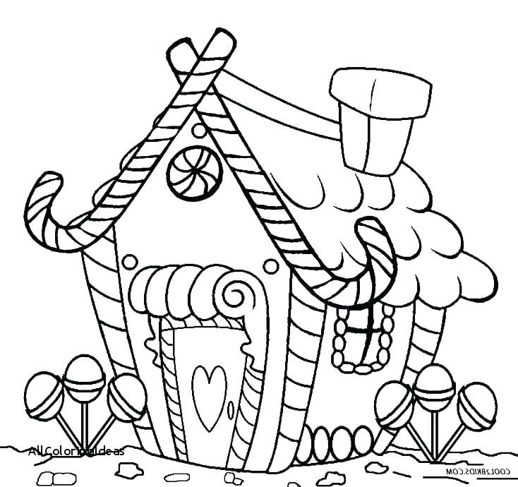 734x690 Christmas Lights Coloring Pages Plus House Coloring Pages