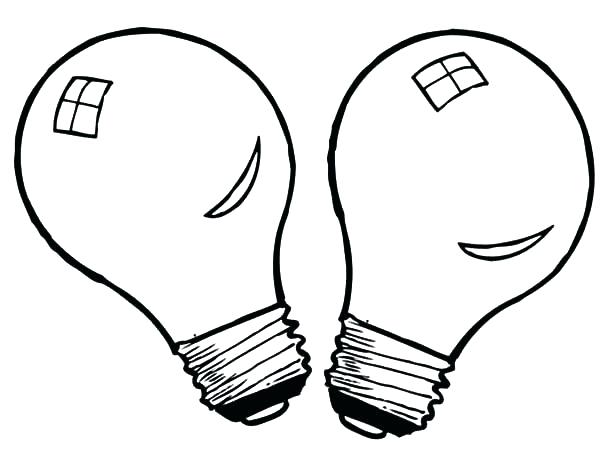 600x455 Light Bulb Coloring Page Also Light Coloring Page Free Printable