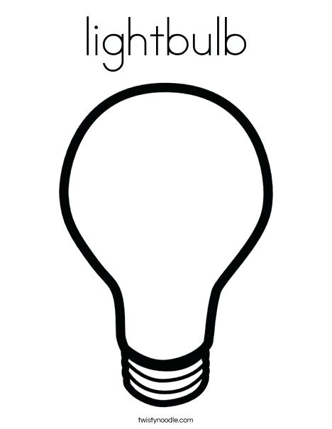 468x605 Light Coloring Page Light Bulb Outline Coloring Pages Flashlight