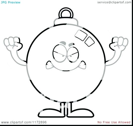 528x500 Christmas Bulb Coloring Page Idea Light Bulb Coloring Page