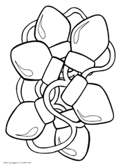 405x540 Christmas Lights Coloring Page Light Coloring Page Part Free