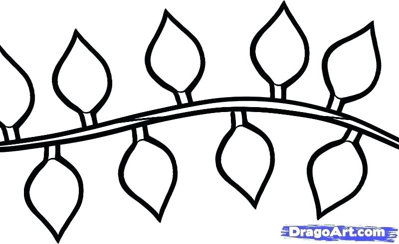 800x490 Christmas Bulb Coloring Page Bulb Coloring Page How To Draw Lights