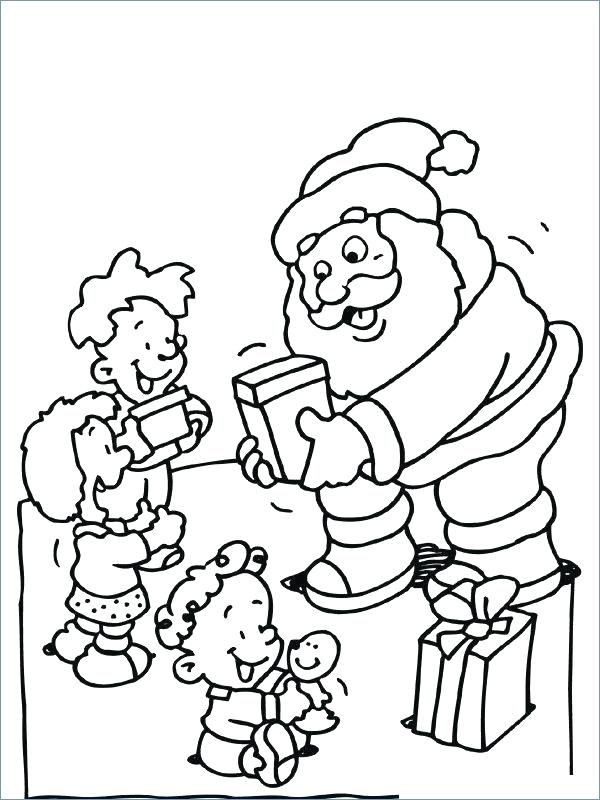 600x800 Christmas List Coloring Page