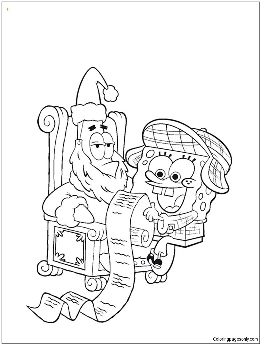 833x1099 Cool Christmas Wish List Coloring Page