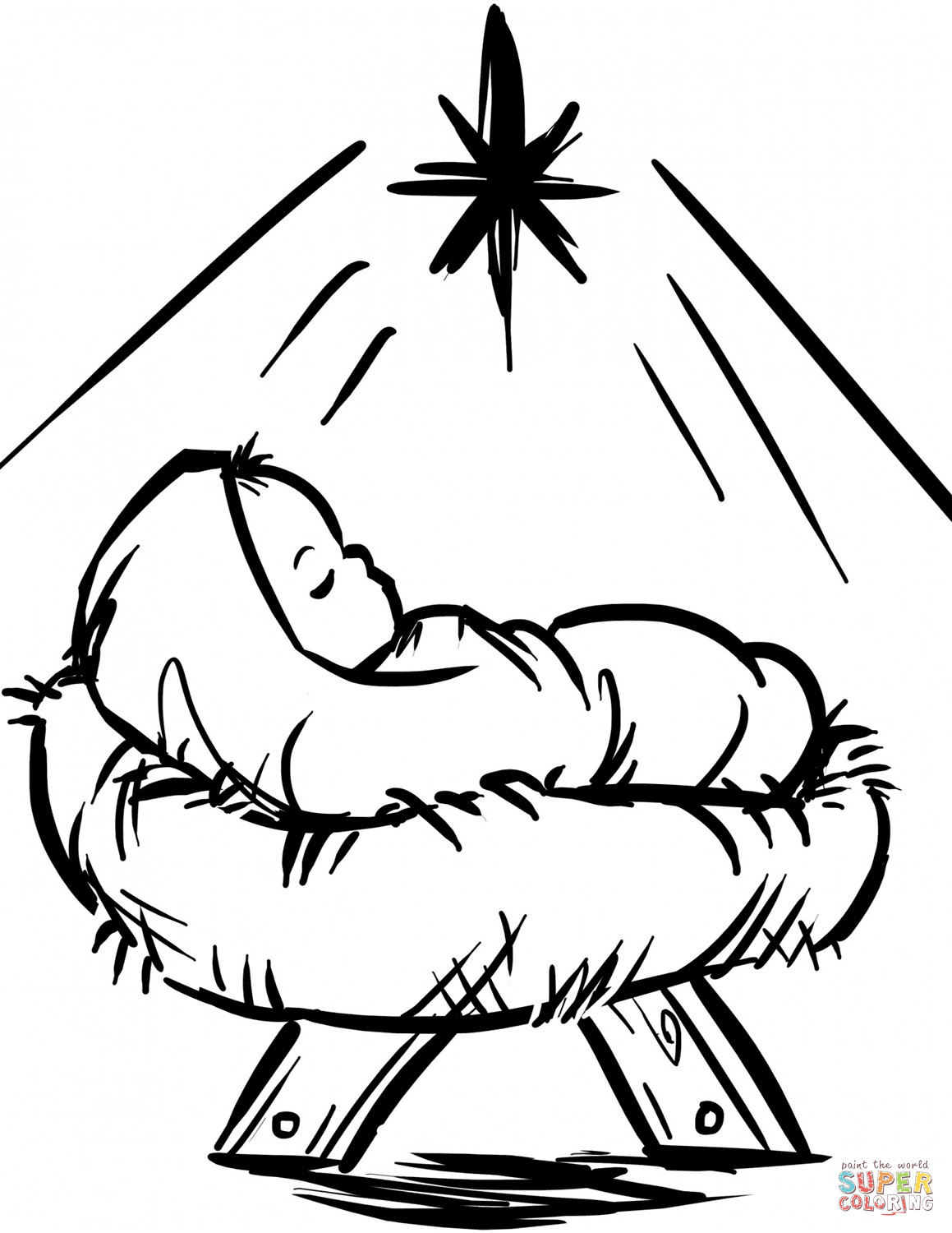 1159x1500 Promising Away In A Manger Coloring Pages Nati
