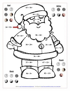 Christmas Math Coloring Pages at GetDrawings | Free download