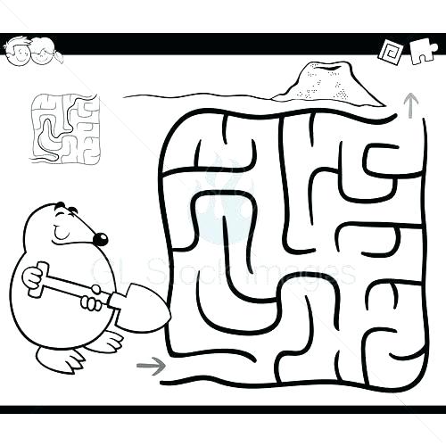 500x500 Heart Maze Coloring Page Coloring Book Heart Maze Coloring Page