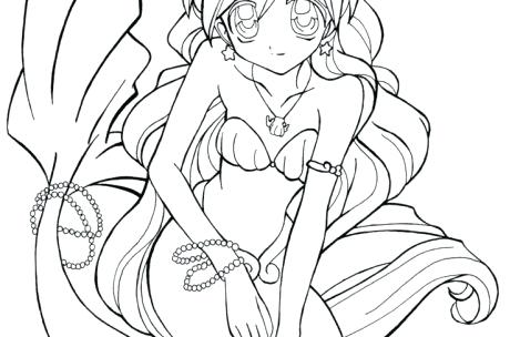 469x304 Anime Mermaid Coloring Pages Anime Mermaid Coloring Pages