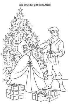 236x353 Little Mermaid Coloring Pages For Christmas