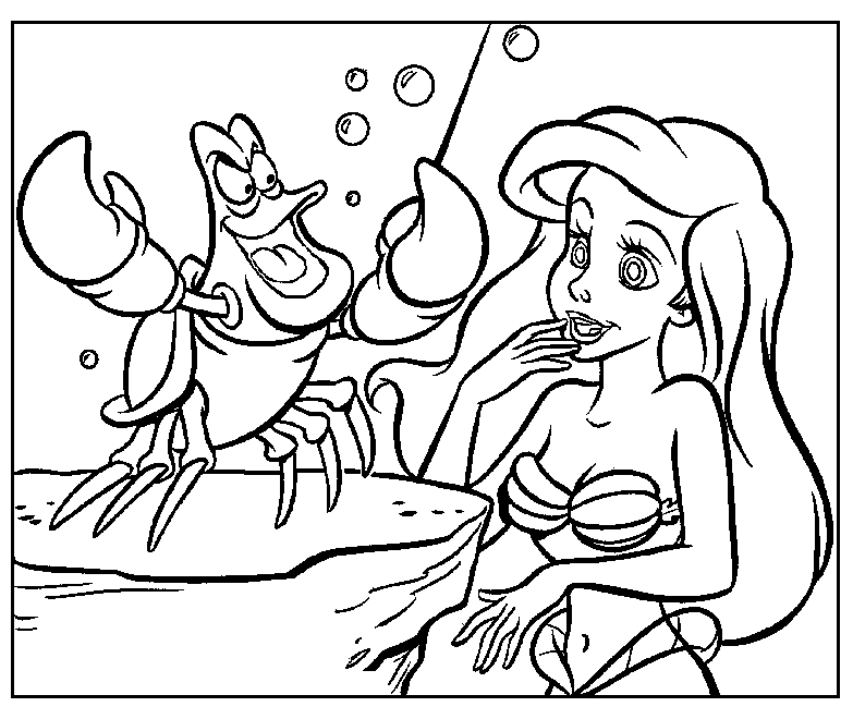 783x660 Little Mermaid Coloring Pages Little Mermaid Coloring Pages