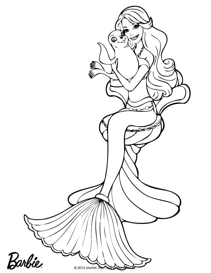 736x951 Barbie Printable Coloring Pages Barbie Mermaid Coloring Pages