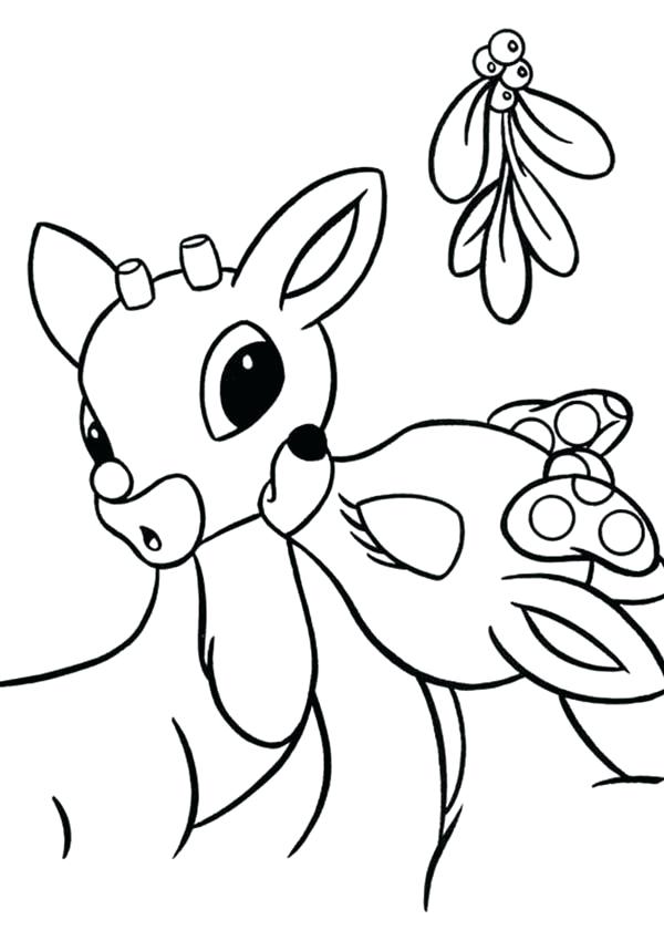 600x840 Mistletoe Coloring Pages