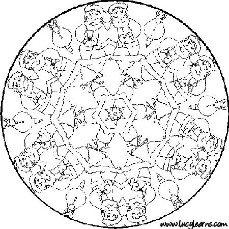 450x450 Mosaic Coloring Pages Free Best Abstract Mosaic Coloring Pages