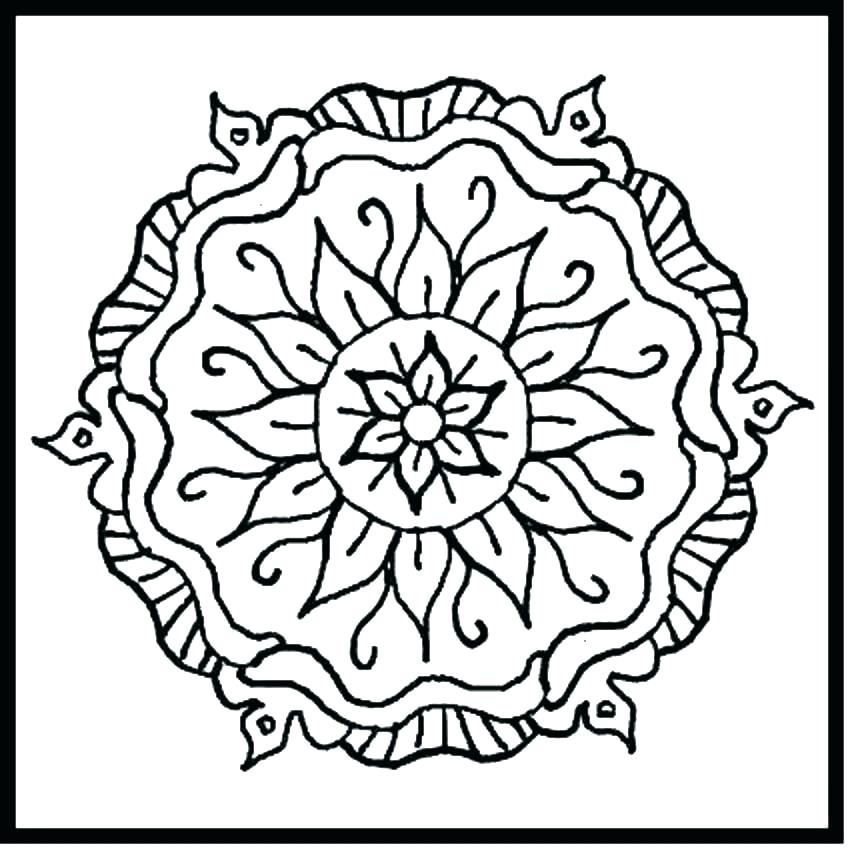 851x850 Mosaic Coloring Pages Mystery Mosaic Coloring Pages Printable
