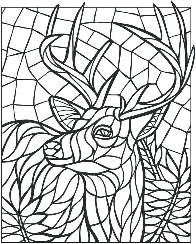 650x808 Mosaic Coloring Pages To Print
