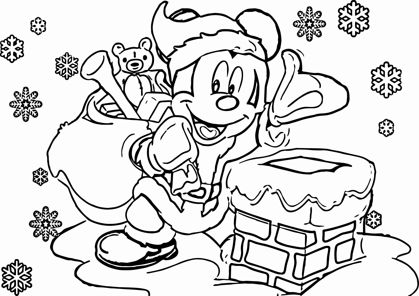 1755x1239 Mouse Coloring Page Fresh Coloring Pages Christmas Mickey Mouse