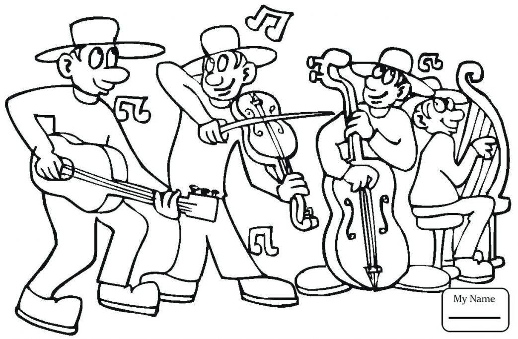 1043x683 Music Coloring Pages Christmas Colouring Images Creative Kids K