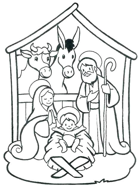 470x640 Coloring Pages Nativity Nativity Color Page Nativity Coloring