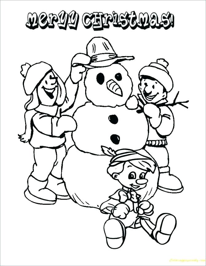 670x867 Christmas Coloring Pages To Print Free