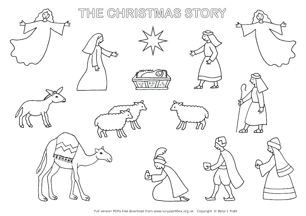 1024x724 Christmas Scene Coloring Pages Scene Coloring Page Christmas