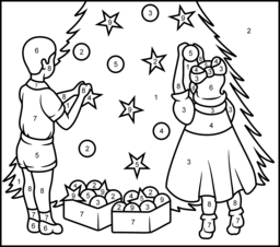 256x226 Christmas Coloring Pages