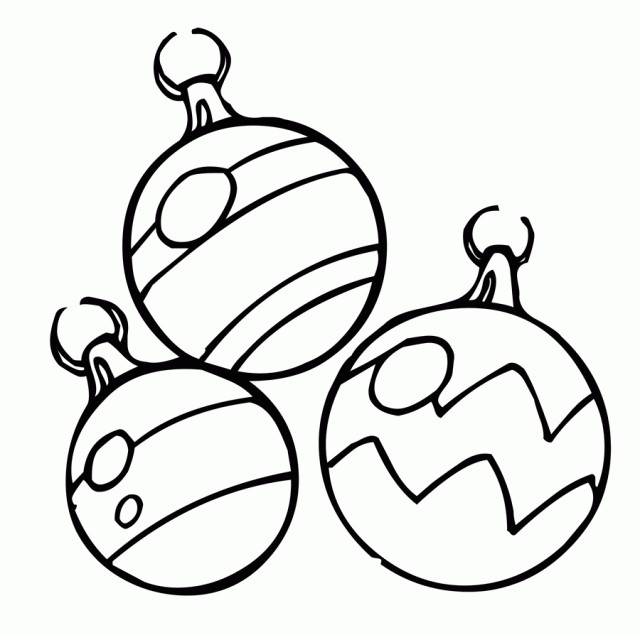 640x635 Coloring Pages For Christmas Ornaments Page Free Recipes