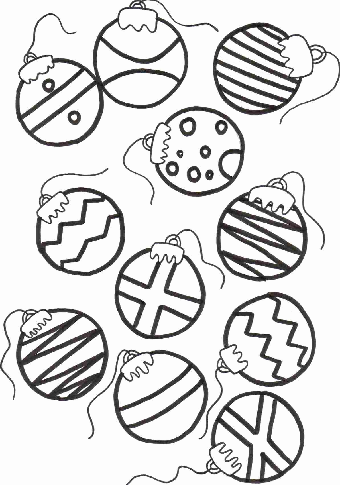 1193x1702 Christmas Coloring Pages Ornaments Fun Time