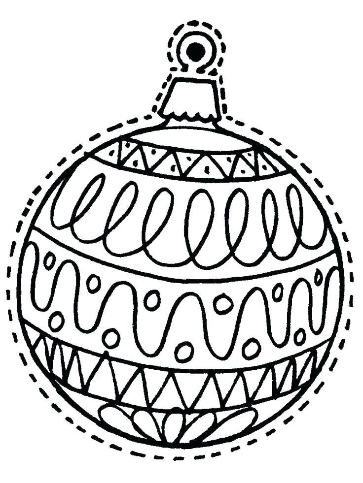 736x981 Printable Christmas Ornaments Coloring Pages Coloring Pages Tree
