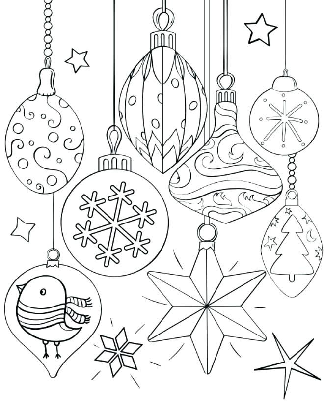 660x853 Christmas Ornaments Coloring Page Ornaments Coloring Page Best