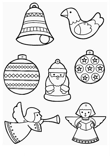 362x512 Christmas Ornament Coloring Pages