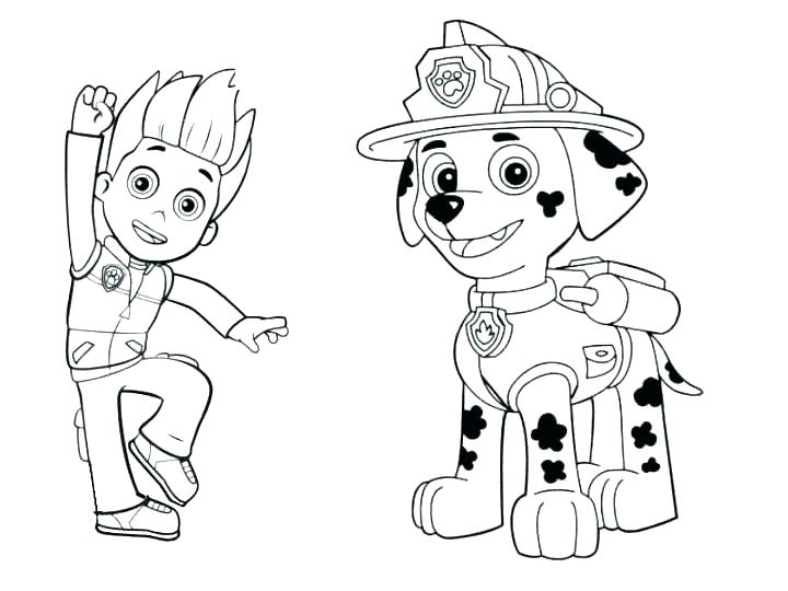 Christmas Paw Patrol Coloring Pages at GetDrawings | Free download