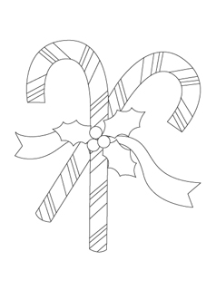 238x320 Printable Christmas Coloring Pages