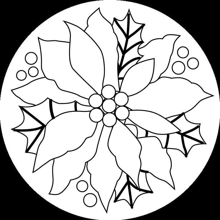 720x720 Poinsettia Coloring Page Beautiful Poinsettia Outline Coloring