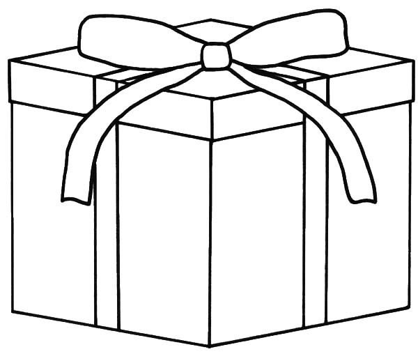 600x508 Christmas Presents To Color