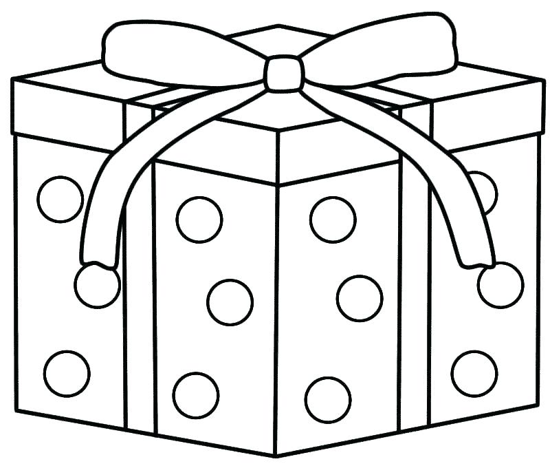 800x677 Christmas Present Coloring Pages