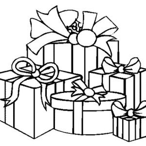 300x300 Christmas Presents, How To Draw Christmas Presents Coloring Pages