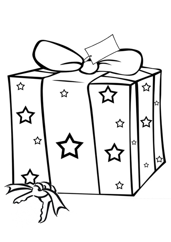 600x850 Christmas Present Coloring Pages