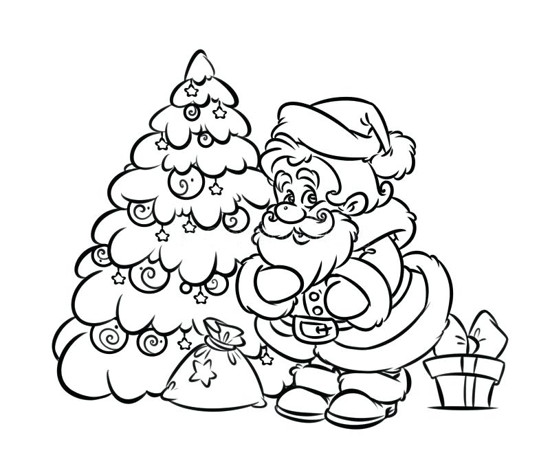 800x662 Gift Coloring Page