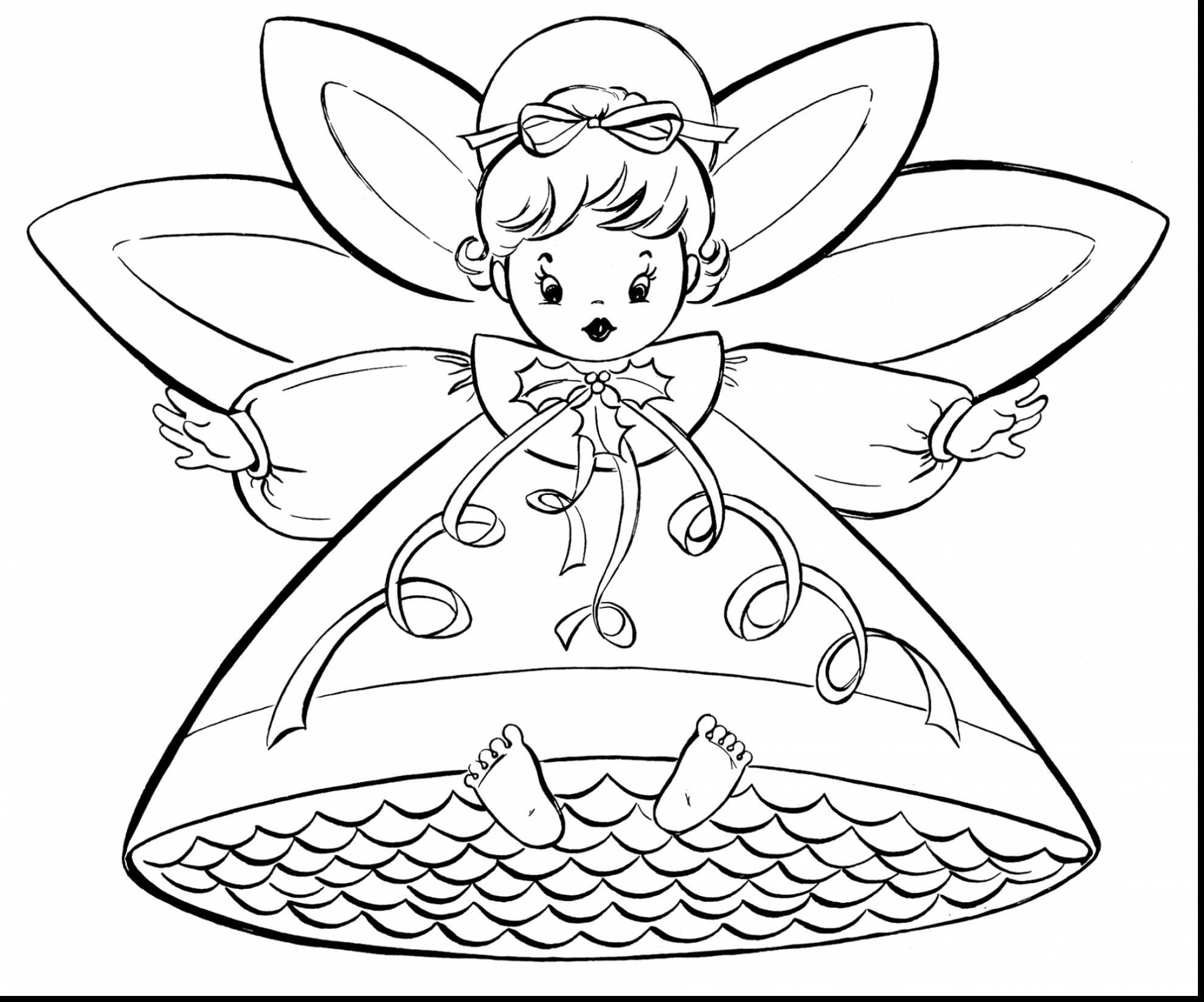1980x1648 Marvelous Gothic Fairy Coloring Page Printable Adult Goth Image
