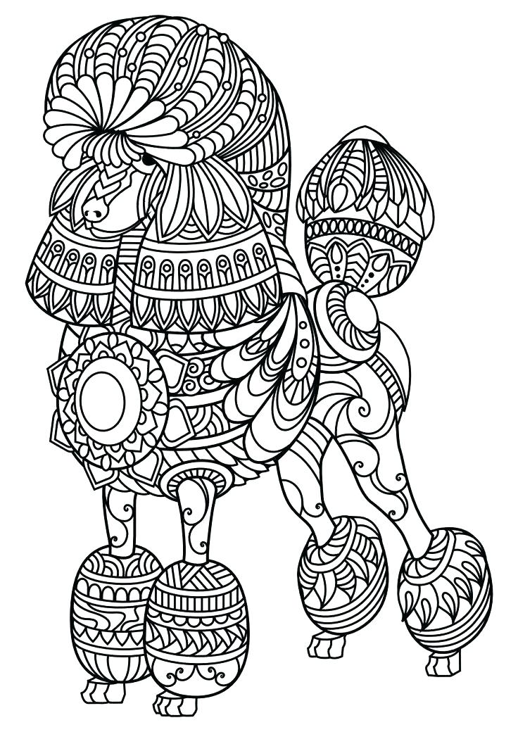 736x1040 Christmas Puppy Coloring Pages Dog Coloring Pages Adult Coloring