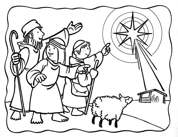 622x480 Shepherds Coloring Page Discipleland
