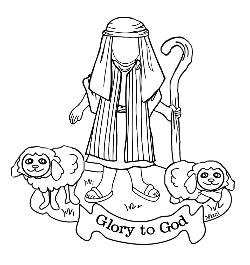 964x1024 Introducing Coloring Pages Sheep And The Shepherd Good Lost