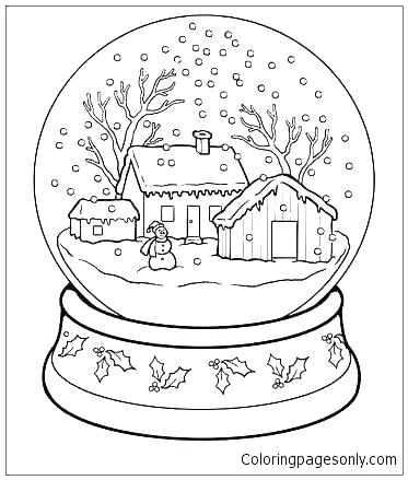 373x439 Snowy Day Coloring Page Snowy Day Coloring Page Rainy Day Coloring
