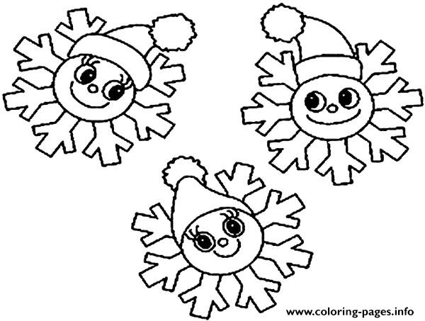 600x453 Christmas Snowflake Coloring Pages Printable
