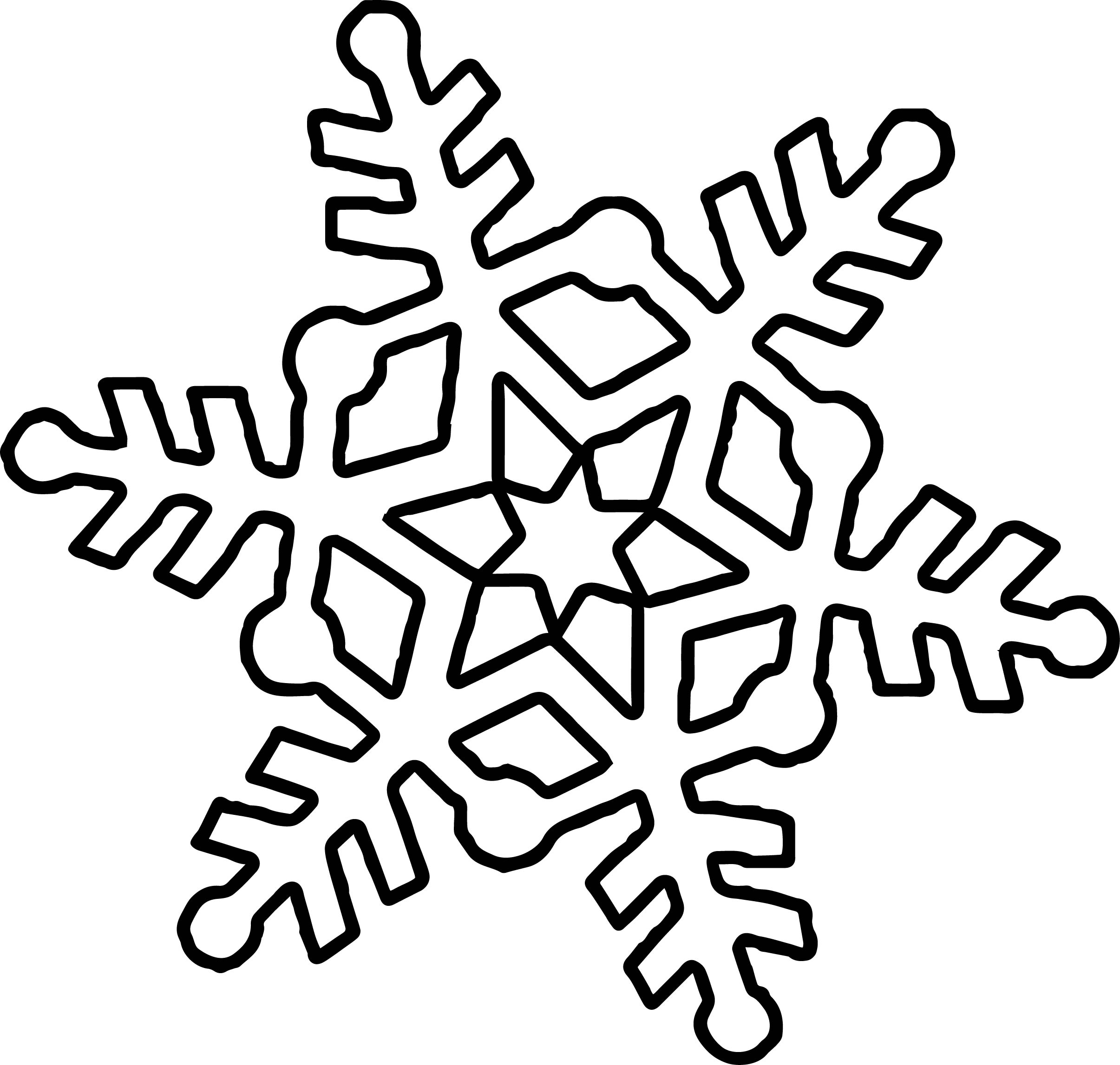 2411x2295 Coloring Pages Printable Snow Flakes Unique Snowflake Free Adult