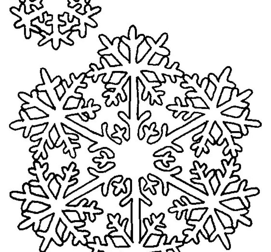 927x864 Unique Under The Sea Coloring Page Fine Christmas Snowflake Pages