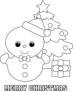 278x350 Christmas Snow Baby Tree Coloring Page Christmas