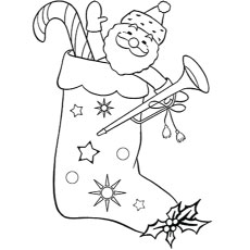 230x230 Top Free Printable Christmas Stocking Coloring Pages Online