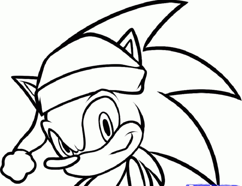 Christmas Sonic Coloring Pages at GetDrawings | Free download